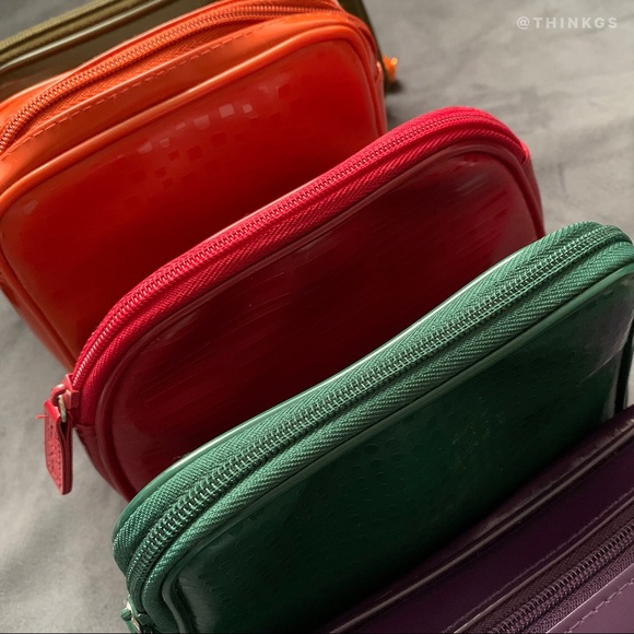 LOT of 5 Clinique Multicolor Cosmetic Bag Set - Picture 5 of 5